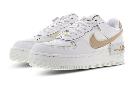 nike air force 1 dames wit beige|beige air force 1 women's.